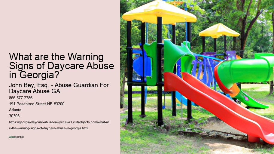 What are the Warning Signs of Daycare Abuse in Georgia? 