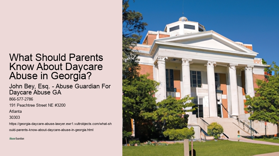 What Should Parents Know About Daycare Abuse in Georgia?